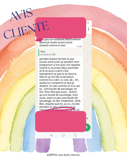 Le notebook du post-partum