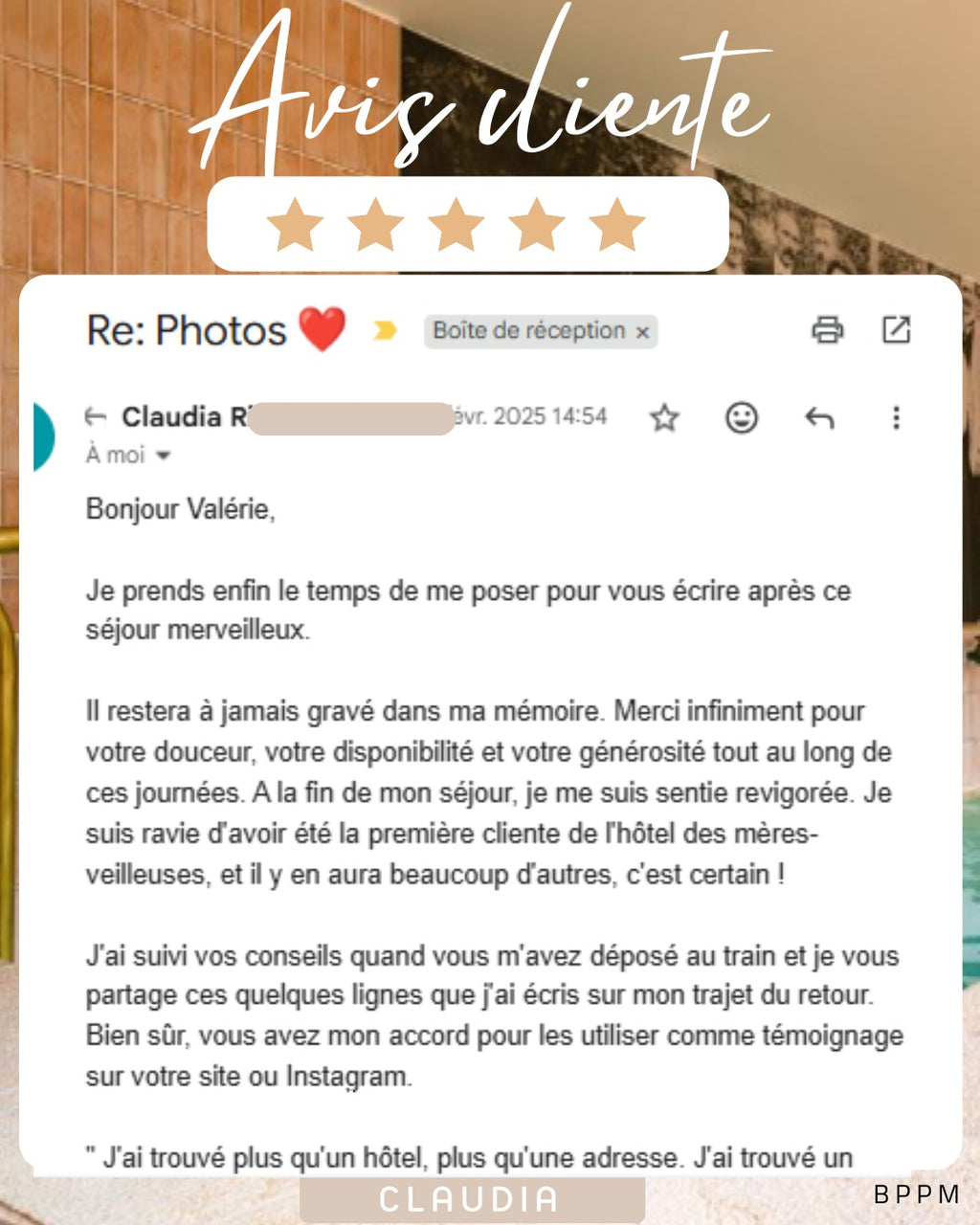 Weekend en semaine - Hôtel postpartum